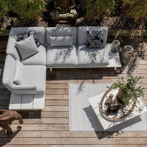 Современная мебель для сада - OUTDOOR BAYMOOD - SEANROYALE - из ткани / из алюминия / из полиэтилена