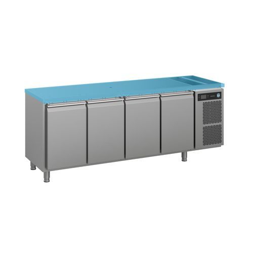Холодильный салат-бар для профессиональной кухни - PREMIER K 4 B DL DL DL DR L E CO2 - Hoshizaki - 4 дверцы / без ящика / из нержавеющей стали