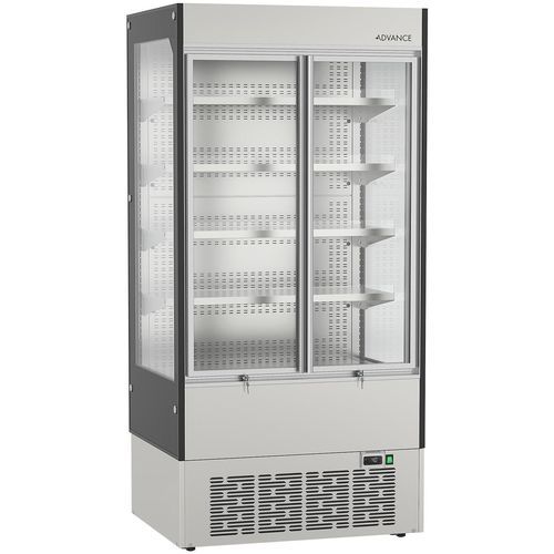 Полочная холодильная витрина - ADVANCE MD K 100 BG KG E - Hoshizaki - для торговли / из нержавеющей стали / черная