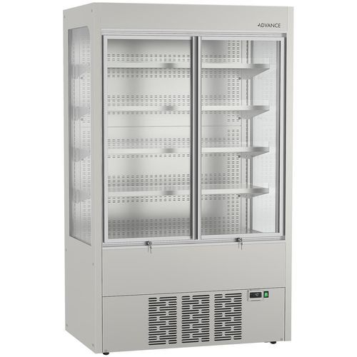 Вертикальная холодильная витрина - ADVANCE MD K 120 HG KG E - Hoshizaki - для торговли / из нержавеющей стали / с дверью