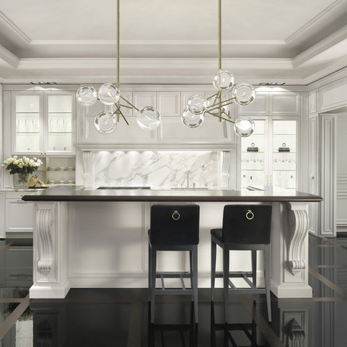 Классическая кухня - ROMA - CASTAGNA CUCINE - из дерева / из стекла / из мрамора