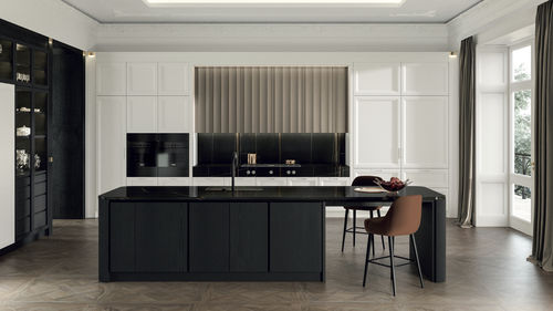 Современная кухня - GALLERY+ - CASTAGNA CUCINE - из дерева / из мрамора / островного типа