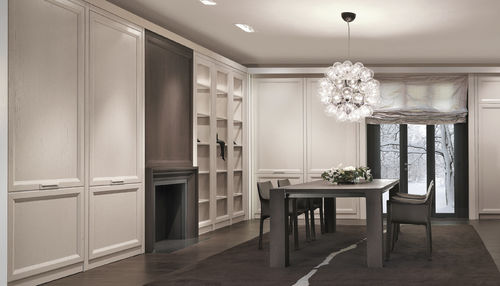 Строительный Панель из дерева - CASHMERE - CASTAGNA CUCINE - для внутренней компоновки / настенный / из орехового дерева