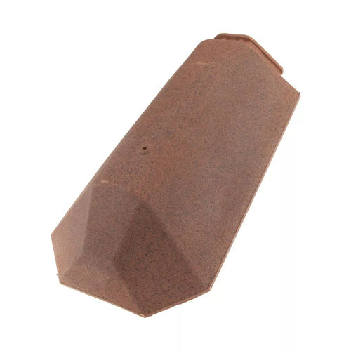 Черепица на охлупени - 457XL  - TERREAL - снегозащитная / из терракоты / небольшая форма
