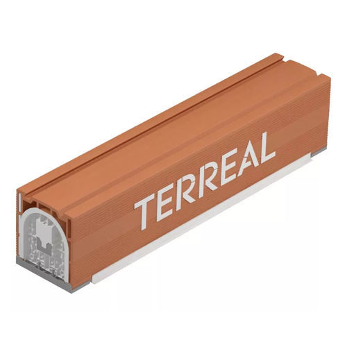 Терракотовый ригель - CVR Series - TERREAL - несущий / термовыключатель / сборный