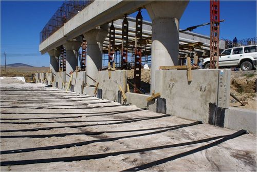 Подпорная стена из железобетона - MACRES&reg; - Maccaferri - модульная / сборная