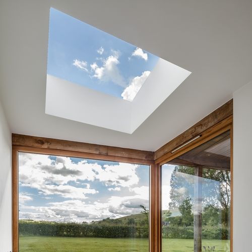Фонарь для остекления - FLUSHGLAZE FIXED  - Glazing Vision - для плоской крыши / с петельным крюком / из стекла