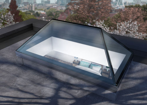 Фиксированная стеклянная крыша - ROOFLIGHT - Glazing Vision - пирамидальная