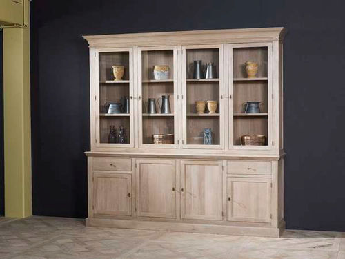 Классический стеклянный шкаф - ALGARVE - APULIA HOME DECOR - из дуба