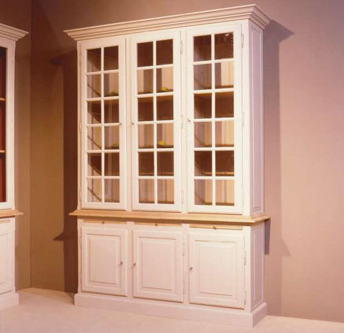 Классический стеклянный шкаф - ETERNAL - APULIA HOME DECOR - из дуба