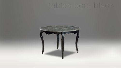 Классический обеденный стол - BORA - APULIA HOME DECOR - из дерева / из мрамора / для бытового использования