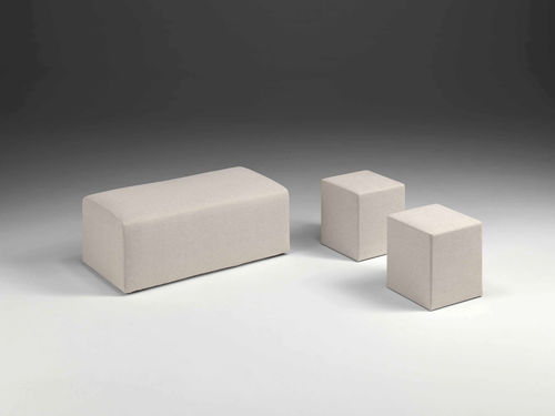 Классический пуф - CUBO - APULIA HOME DECOR - из ткани / квадратный