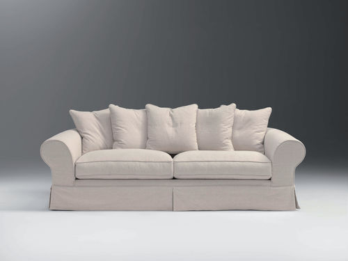 Классический диван - MAURICE - APULIA HOME DECOR - из ткани / серый / 2 места