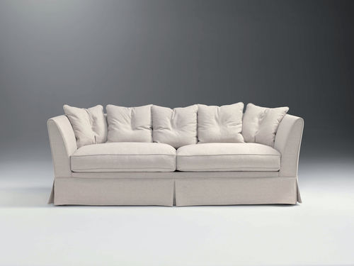 Классический диван - MAYENNE - APULIA HOME DECOR - из ткани / серый / 3 места