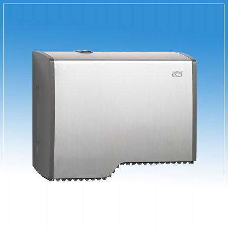 Настенный держатель для туалетной бумаги - TORK (T2) 455000 - B&K Ltd. - из нержавеющей стали / для профессионального использования