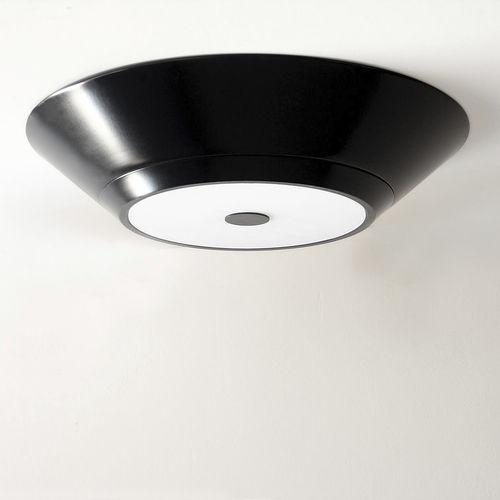 Современный потолочный светильник - PLATE - LUZ DIFUSION - круглый / из стекла / из алюминия
