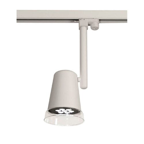 Светильник на рейке LED - MONOCLE - LUZ DIFUSION - круглый / из металла / из стекла