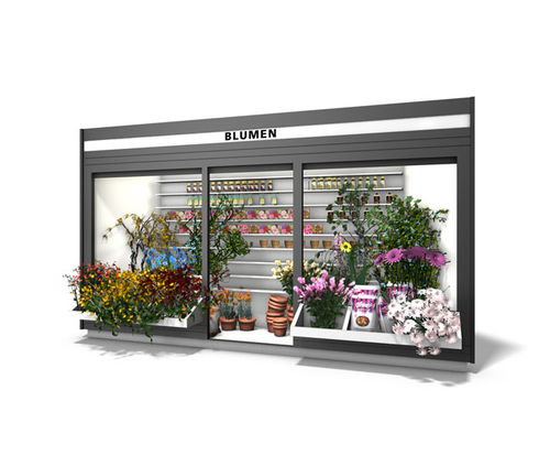 Коммерческий киоск - FLOWER KIOSK - Wall AG - из стали