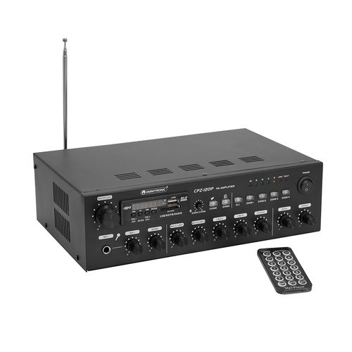 Амплификатор аудио - OMNITRONIC PA CPZ-120P - Steinigke Showtechnic GmbH - 4 зоны