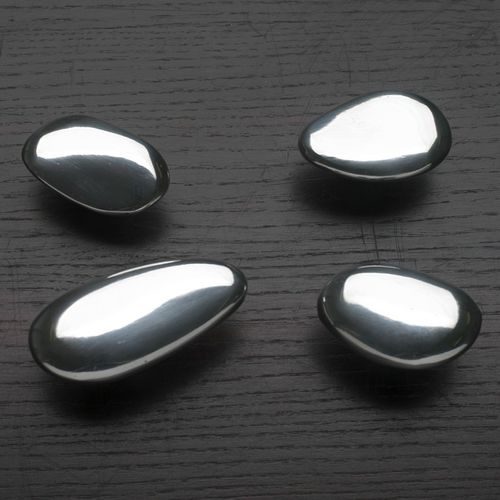 Ручка для мебели из алюминия - PEBBLE - Philip Watts Design - из бронзы / из латуни