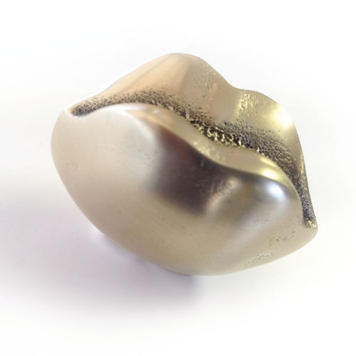Современная круглая ручка для мебели - LIPS - Philip Watts Design - из латуни / из бронзы / из алюминия
