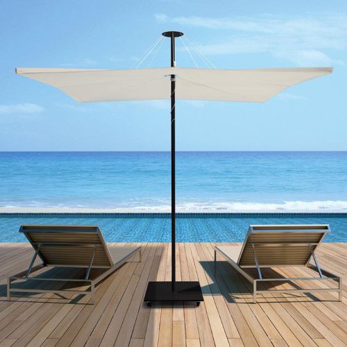 Квадратный зонт от солнца - INFINA - Umbrosa - с центральной опорой / из Sunbrella® / из анодированного алюминия