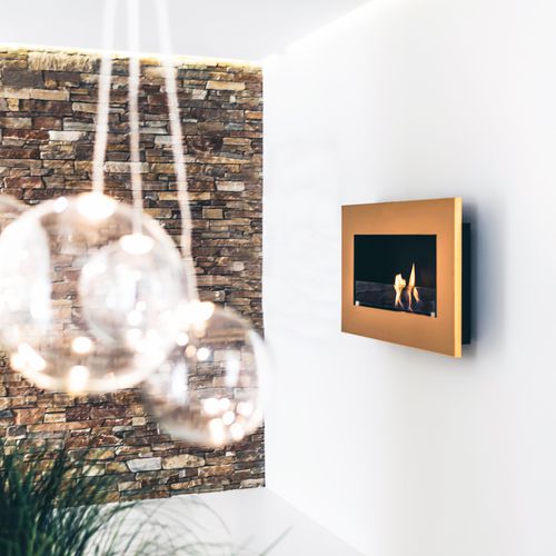 Камин на биоэтаноле - NEW YORK PLAZA - Decoflame - настенный / Односторонний / с открытой топкой
