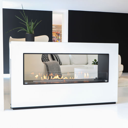 Камин на биоэтаноле - Montreal Furniture - Decoflame - отдельностоящий / напольный / двусторонний
