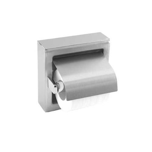 Настенный держатель для рулонов туалетной бумаги - H0492815 - HEXOTOL - из нержавеющей стали / сатинированный / для профессионального использования