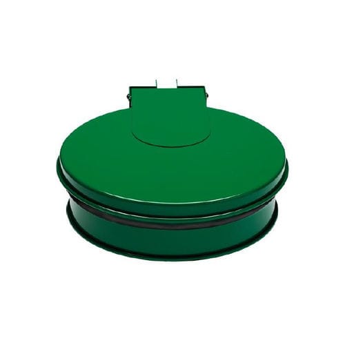 Общественный держатель для мусорного пакета - H0593032V - HEXOTOL - настенный / из гальванизированной стали / с крышкой