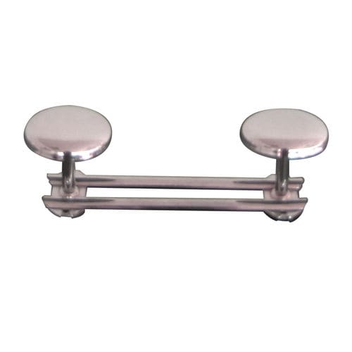 Современный крючок - H0360601 - HEXOTOL - из хромированной стали / двойной / для ванной комнаты