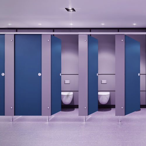 Сантехническая кабина из ламината высокого давления - Apton Partitioning Limited - для туалета / для внутреннего пространства