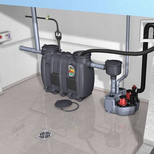 Отдельностоящий отделитель жира - EASYCLEAN BASIC (G) - KESSEL - с ручным управлением