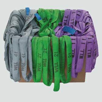 Страховочный строп с затяжкой - POLYTEX® ROUND SLING SETS 1 T–4 T - PFEIFER
