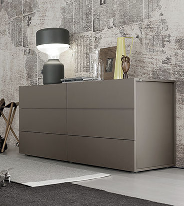 Современный комод - LASER - Le Monde Wood - из дерева / из лакированной древесины / не определено