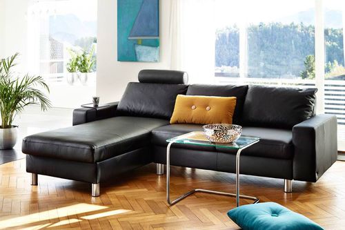 Современный полудиван - E200  - Ekornes - из ткани / из кожи / для профессионального использования