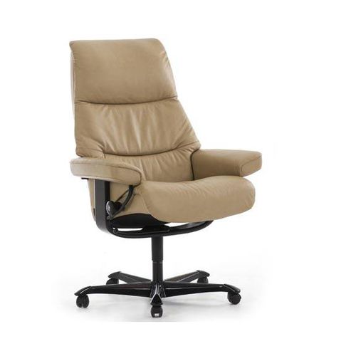 Современное кресло для офиса - VIEW  - Ekornes - из кожи / из ткани / с регулируемым наклоном