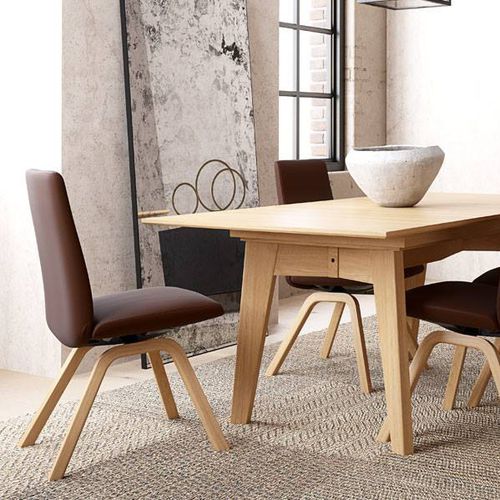 Современный cтул для столовых - LAUREL D200 - Ekornes - для интерьера / из ткани / из кожи