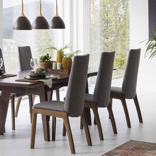Современный cтул для столовых - LAUREL D100 - Ekornes - для интерьера / из ткани / из кожи