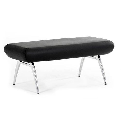 Современная банкетка - OTELLO - Ekornes - из алюминия / черная