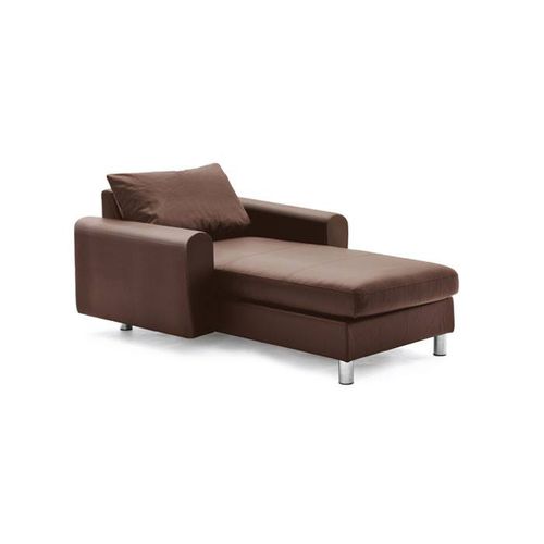 Современный полудиван - E700 - Ekornes - из ткани / из кожи / из дерева