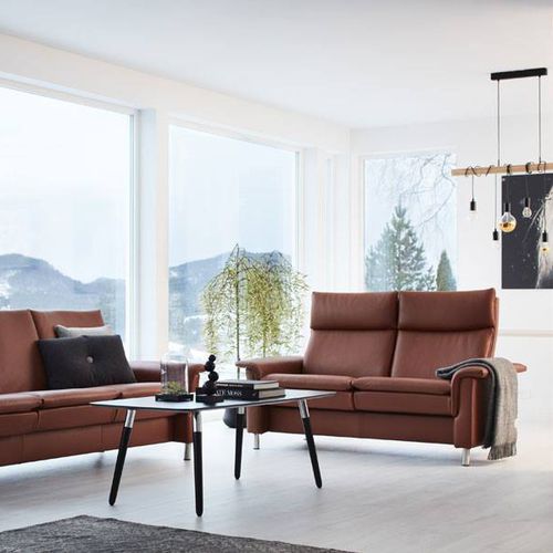 Современный диван - AURORA - Ekornes - из ткани / из кожи / с подголовником