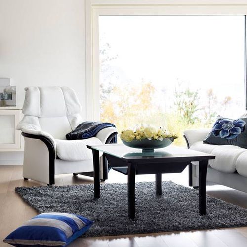 Классическое кресло - ELDORADO - Ekornes - из кожи / из ткани / из дерева