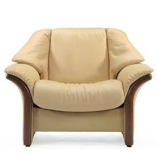 Классическое кресло - ELDORADO - Ekornes - из кожи / из ткани / бежевое