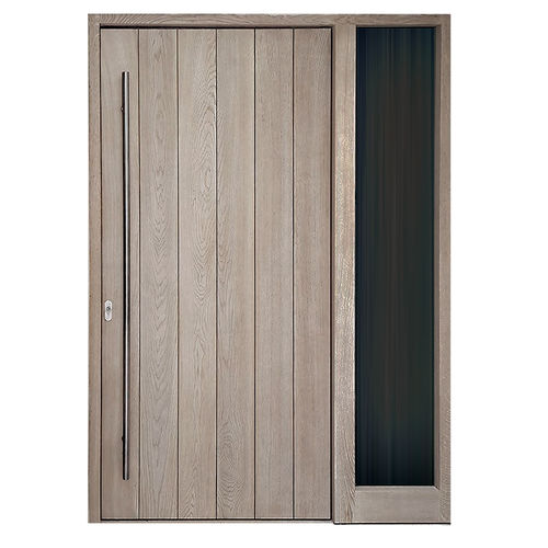 Входная дверь - ORA - ATELIER BERTOLI  Design Production - из дуба / из орехового дерева / створчатая