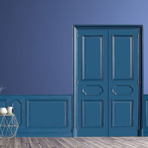 Дверь для интерьера - HAUSSMANNIENS - ATELIER BERTOLI  Design Production - из МДФ / створчатая / заподлицо