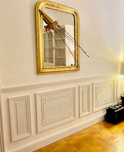 Настенная обшивка для стены - Grand Cadre - ATELIER BERTOLI  Design Production - из дуба / из орехового дерева / из окрашенной древесины