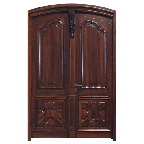 Входная дверь - MONFORT STE CATHERINE - ATELIER BERTOLI  Design Production - из дуба / из орехового дерева / створчатая