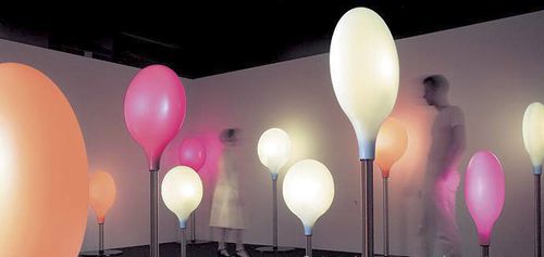 Напольная лампа - DE-LIGHTED - Dupont Building and Construction - из Corian® / уникальный дизайн / для интерьера