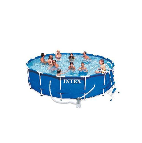 Трубчатый бассейн - 28233 - INTEX - для наружного применения / каркасный / из полиэстера